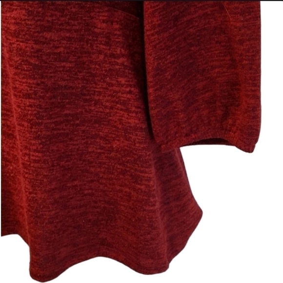 AB Studio Ruby Red Keyhole Front Top - Picture 3 of 7